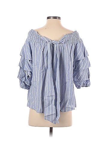 GIDDY UP GLAMOUR 3/4 Sleeve Blouse (view 2)