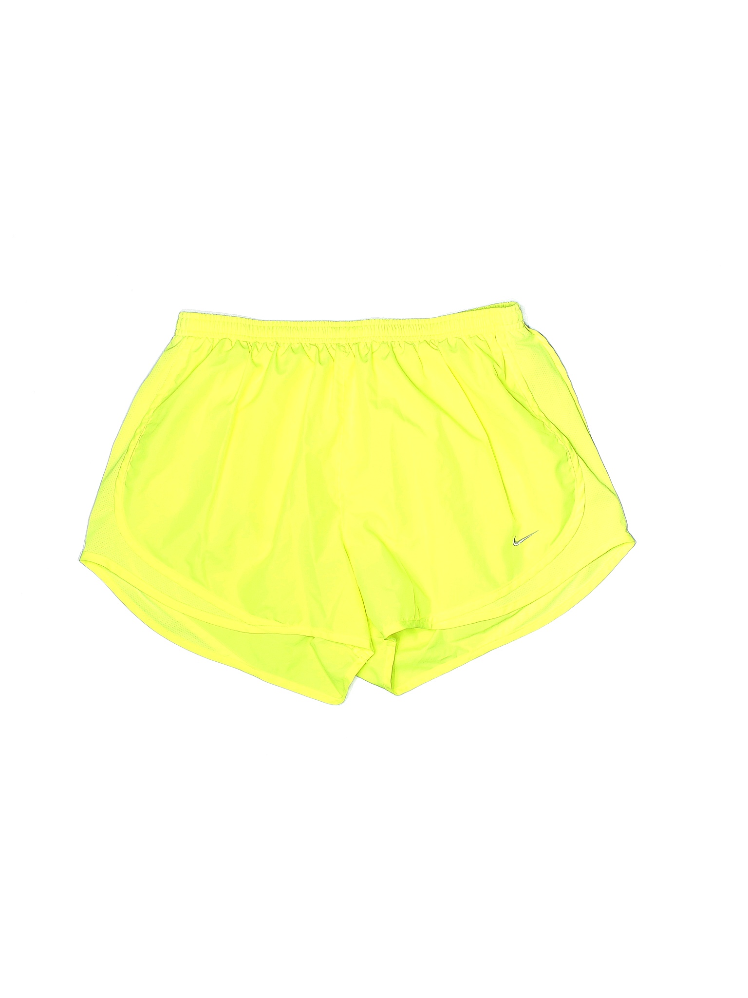 Nike Color Block Solid Colored Yellow Athletic Shorts Size XL 56 off