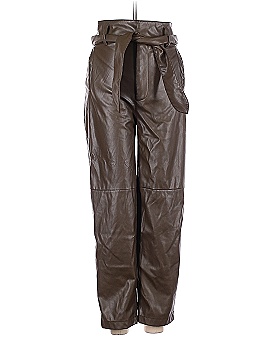 Marissa Webb Collective Tie Front Faux Leather Pants (view 1)