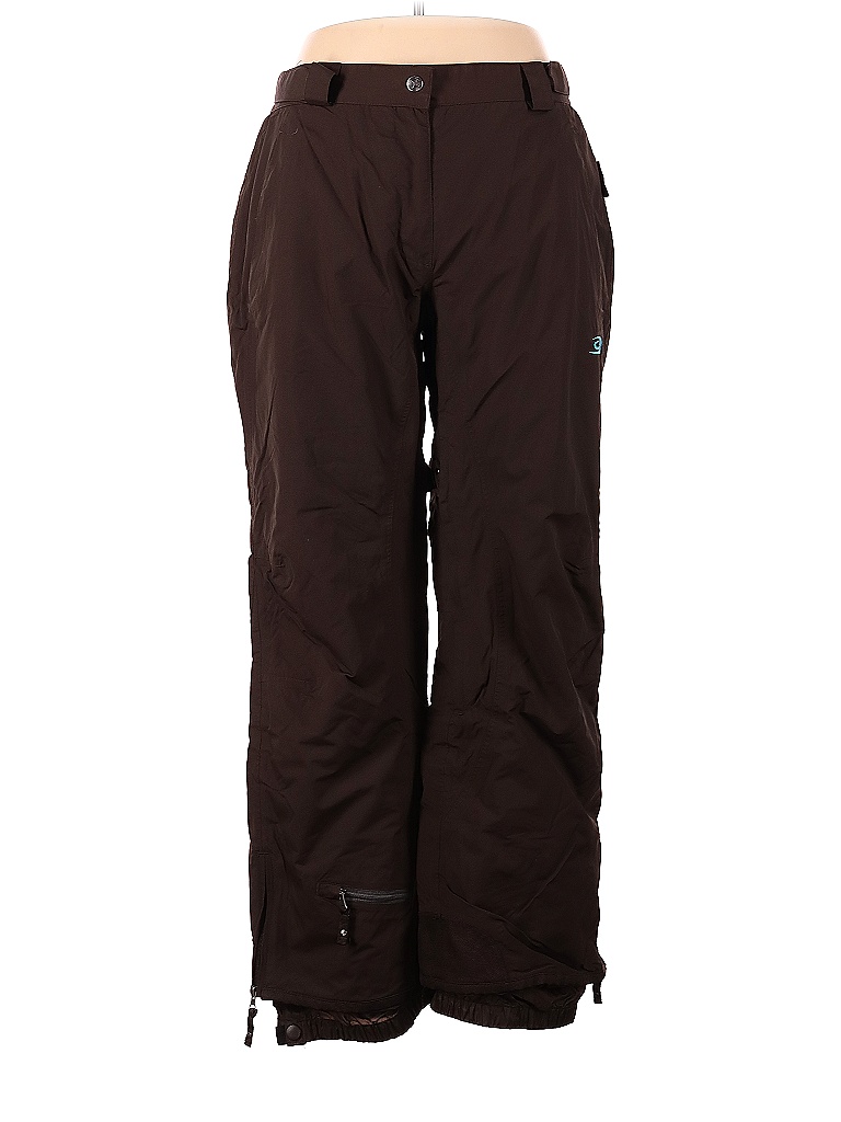 Assorted Brands 100 Polyester Solid Brown Snow Pants Size XL 63 off thredUP
