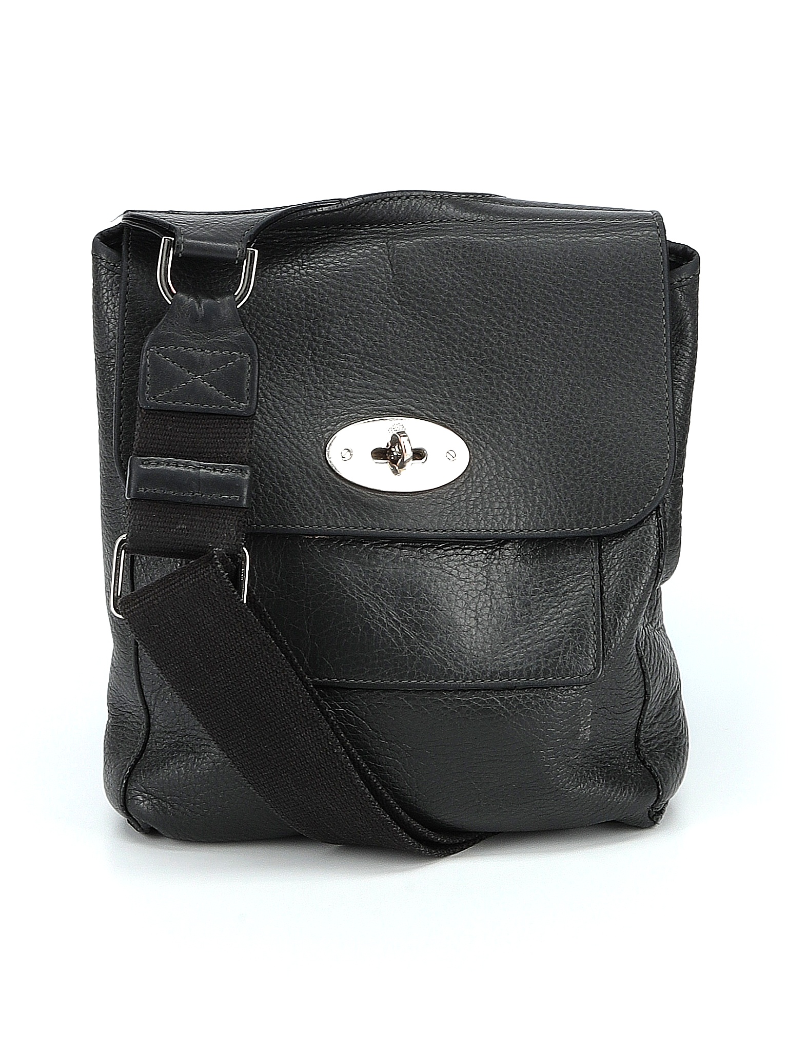 Mulberry Black Leather Crossbody Bag One Size 80 off thredUP