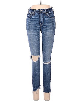 Madewell 9" High-Rise Skinny Crop Jeans in Bruce Wash (view 1)