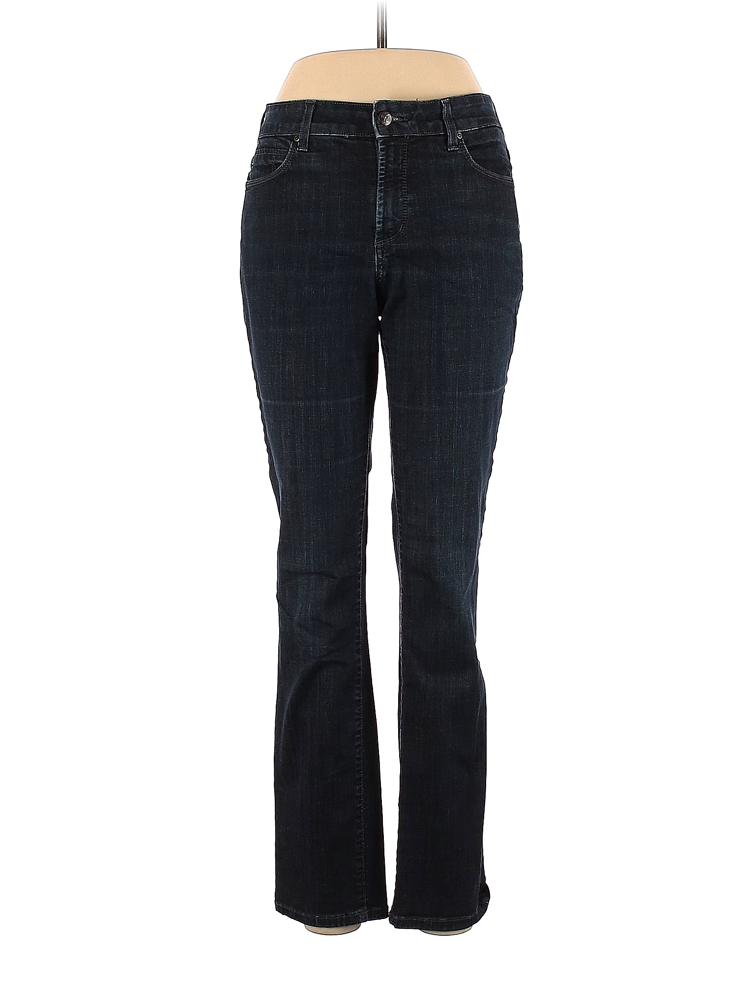 NYDJ Solid Blue Jeans Size 6 - 88% off | thredUP