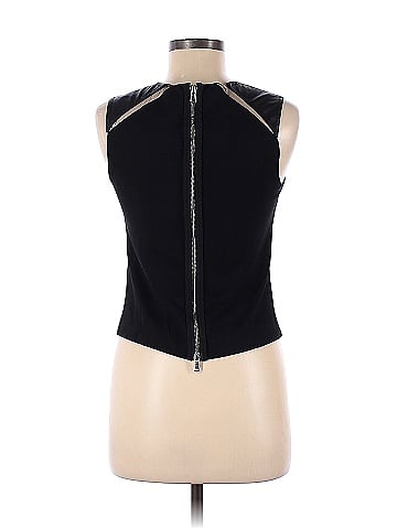 KF/KaufmanFranco Collective Leather Cutout Sleeveless Top (view 2)