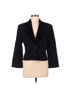 Salvatore Ferragamo Cropped Wool Blazer (view 1)