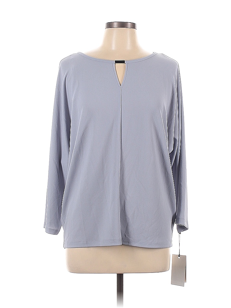 Ivanka Trump Blue Long Sleeve Blouse Size L - 76% off | thredUP