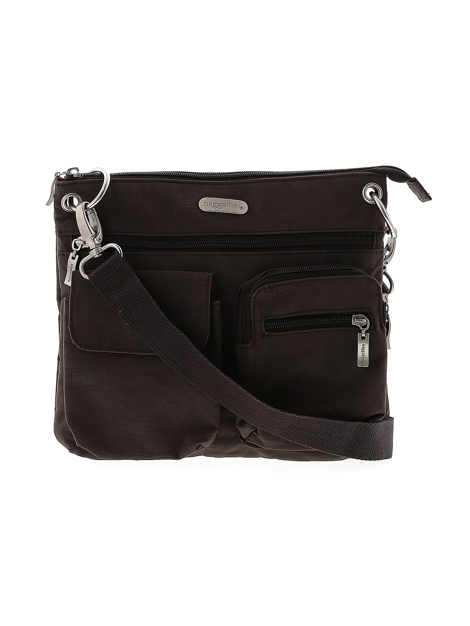 Baggallini Solid Colored Brown Crossbody Bag One Size 68 off thredUP