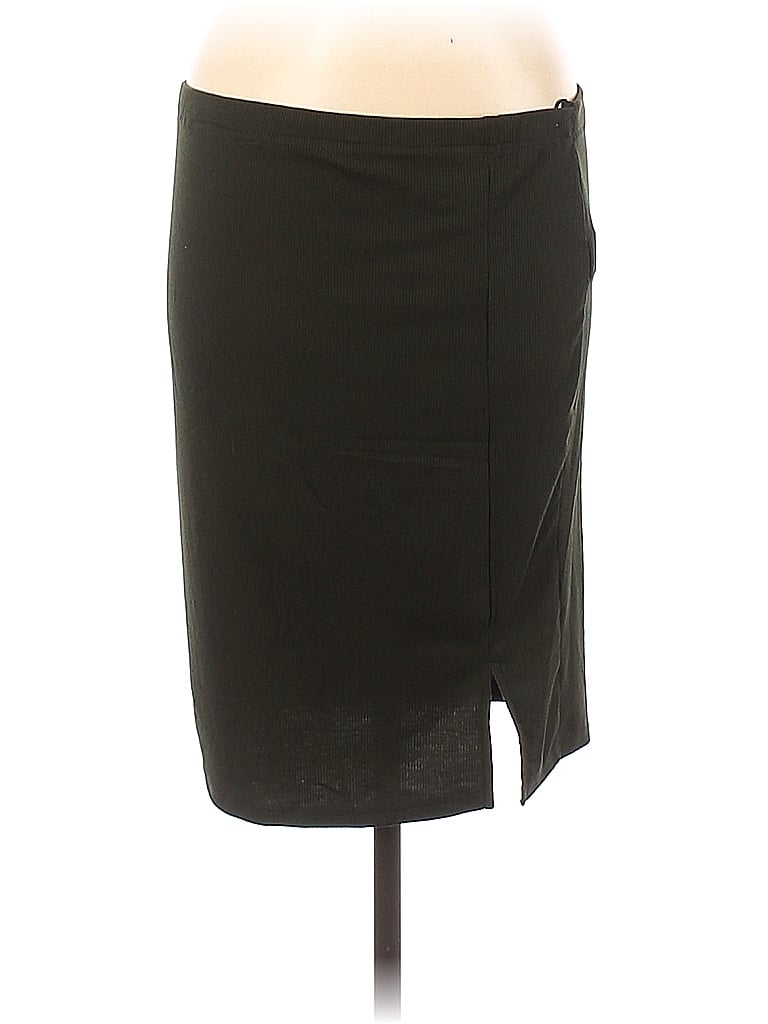 Pre-owned Shein Casual Skirt In Green