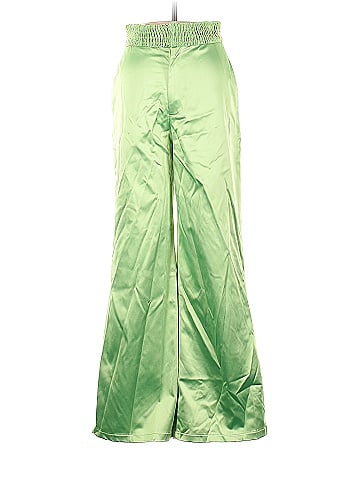 Aliétte Green Silk Pants (view 1)