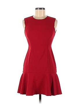 Jason Wu Collection Red Tiered Ruffle Dress (view 1)