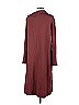 BECKEN Burgundy Sienna Funnel Neck Dress Size 4 - photo 2