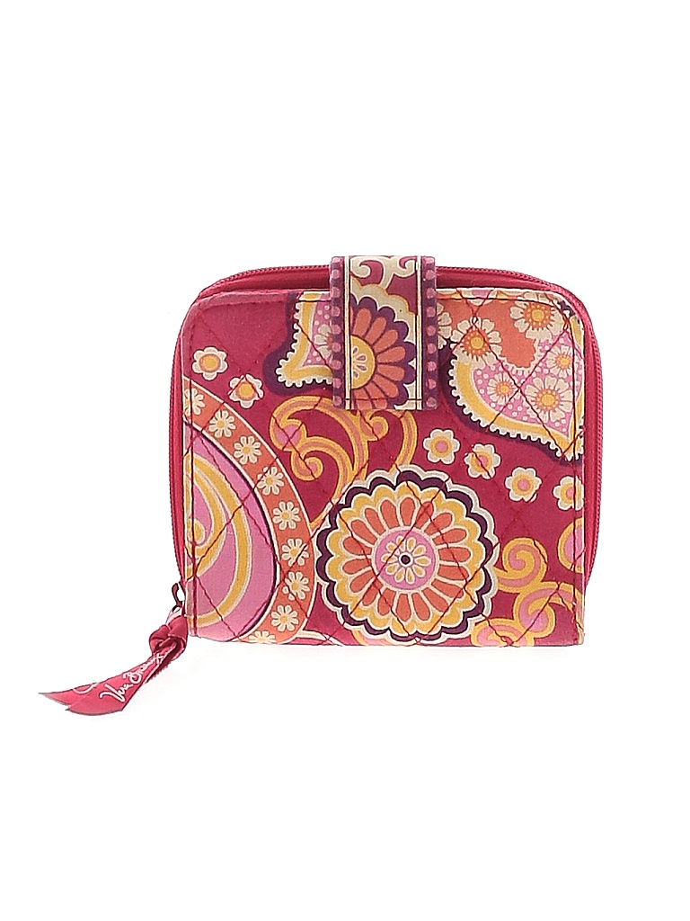 Vera Bradley 100% Cotton Multi Color Pink Wallet One Size - photo 1
