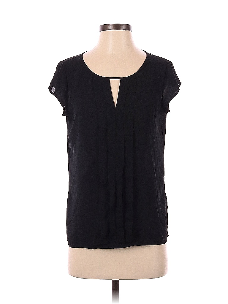 Express 100% Polyester Black Short Sleeve Blouse Size S - 77% off | ThredUp