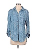 Tart 100% Cotton Blue Long Sleeve Button-Down Shirt Size S - photo 1
