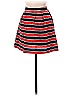J.Crew 100% Polyester Stripes Red Casual Skirt Size 13 - photo 2