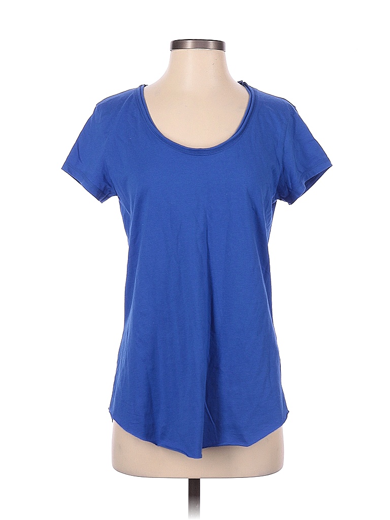 Fabletics Color Block Blue Active T-Shirt Size S - 72% off | thredUP