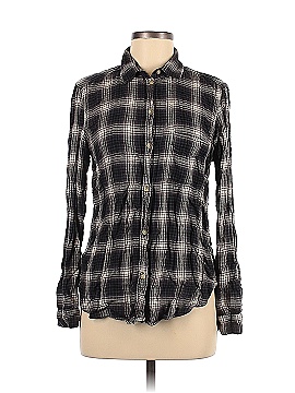 American Eagle Outfitters Long Sleeve Button-Down Shirt (view 1)