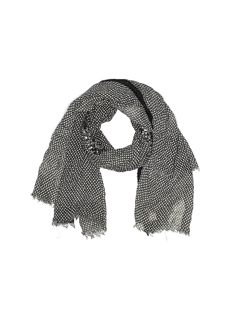 Pre-owned Assorted Brands Scarf In Gray