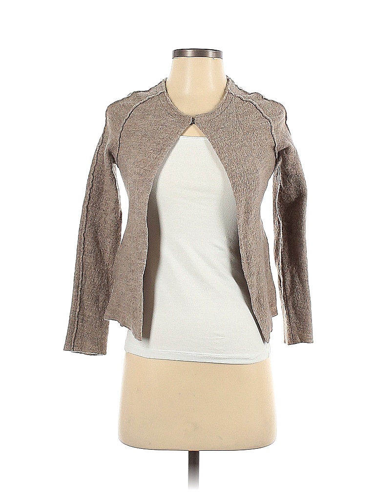 Cardigan Femme Nanette Lepore Beige - Taille S, Manches Longues - En Polyamide/rayon, Col En V - Occasion Très Bon état