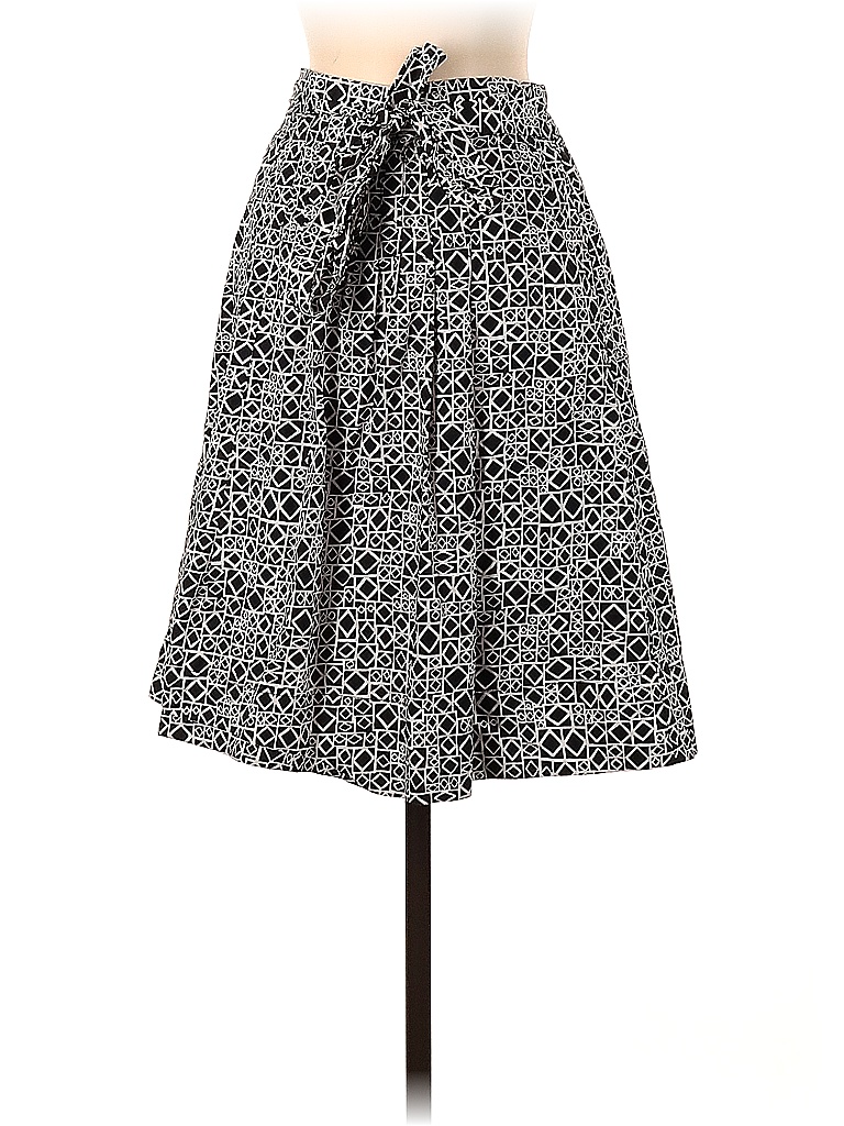 BCBGMAXAZRIA 100% Cotton Multi Color Black Casual Skirt Size 2 - 91% ...