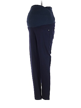 A Pea in the Pod Blue Skinny Ponte Maternity Pants (view 1)