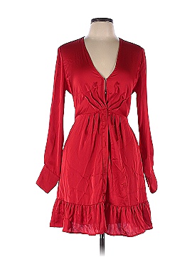 Marissa Webb Collective Satin Tie Front Dress (view 1)