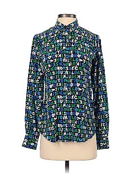 C. Wonder Long Sleeve Silk Top (view 1)