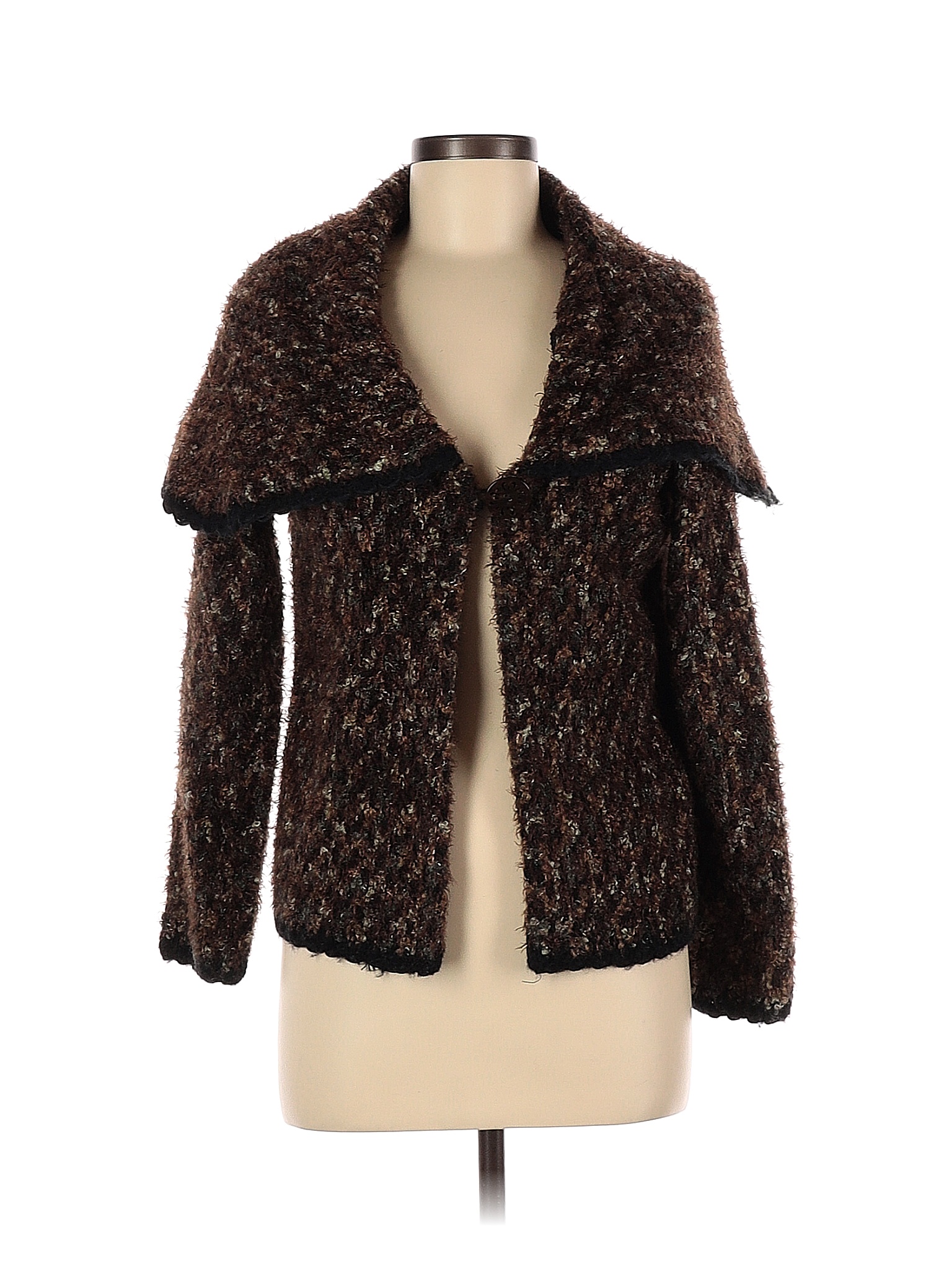 Marisa Christina Animal Print Leopard Print Colored Brown Jacket Size M
