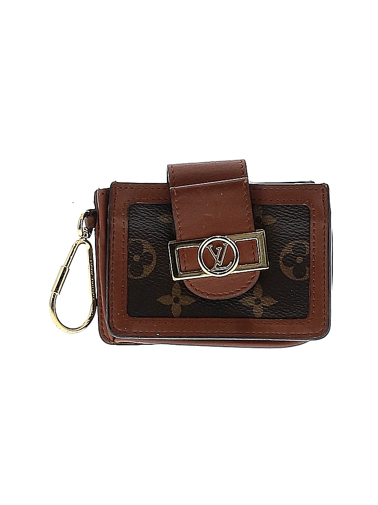 Louis Vuitton 100 Coated Canvas Colored Brown Vintage Dauphine