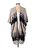Mona B 100% Rayon Gray Tan Cardigan Size OS - photo 1