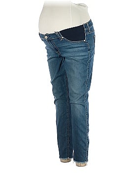 7 For All Mankind New Luxe Maternity Ankle Skinny Jeans (view 1)