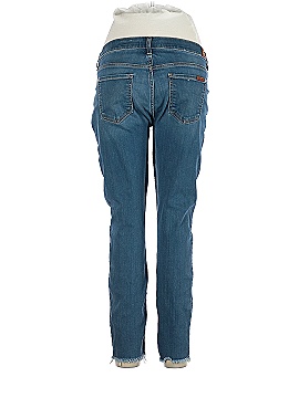 7 For All Mankind New Luxe Maternity Ankle Skinny Jeans (view 2)