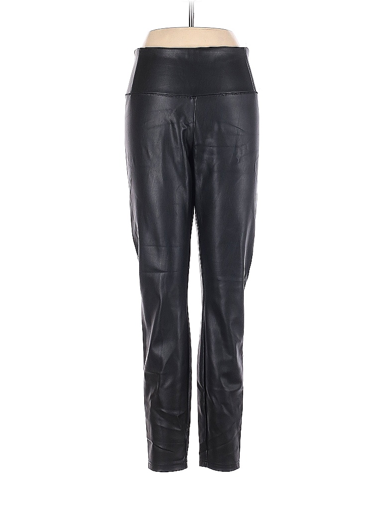 Rachel Zoe 100% Polyurethane Solid Black Faux Leather Pants Size 8 - 80 ...