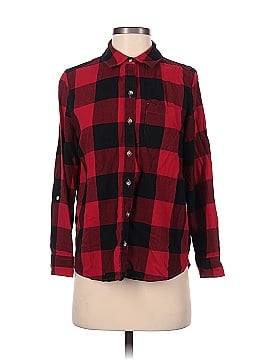 New Directions Long Sleeve Button-Down Shirt (view 1)