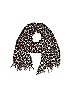 Unbranded Animal Print Burgundy Brown Scarf One size - photo 1