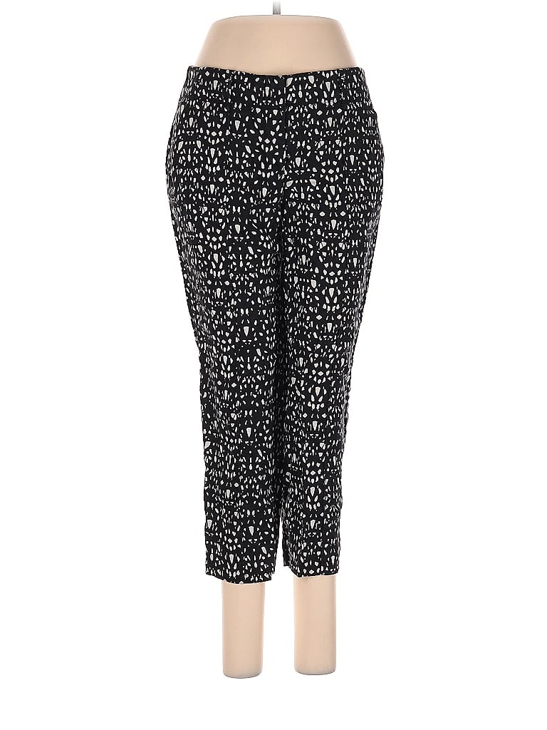 Pre-owned Ann Taylor Loft Linen Pants In Black