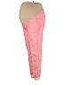 Motherhood Solid Colored Pink Jeans Size M (Maternity) - photo 1