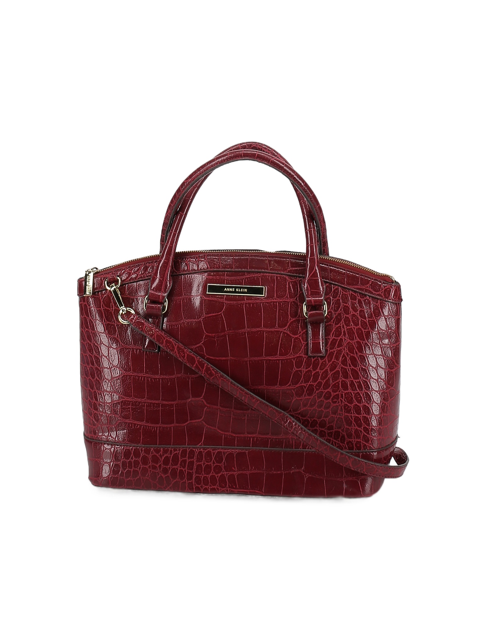 Anne Klein Trinity Medium Satchel  Vanilla