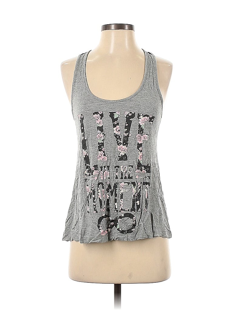 Streetwear 100% Rayon Gray Tank Top Size S - photo 1