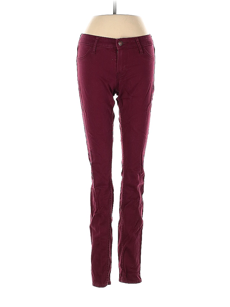 Click to view more detailed imagery on our partner's website Pre-owned Hollister Jeggings In Burgundy