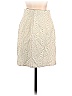 Zion Tweed Chevron-herringbone Ivory Formal Skirt Size 4 - photo 1