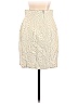Zion Tweed Chevron-herringbone Ivory Formal Skirt Size 4 - photo 2