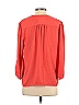 Vanessa Virginia 100% Polyester Red 3/4 Sleeve Blouse Size 4 - photo 2