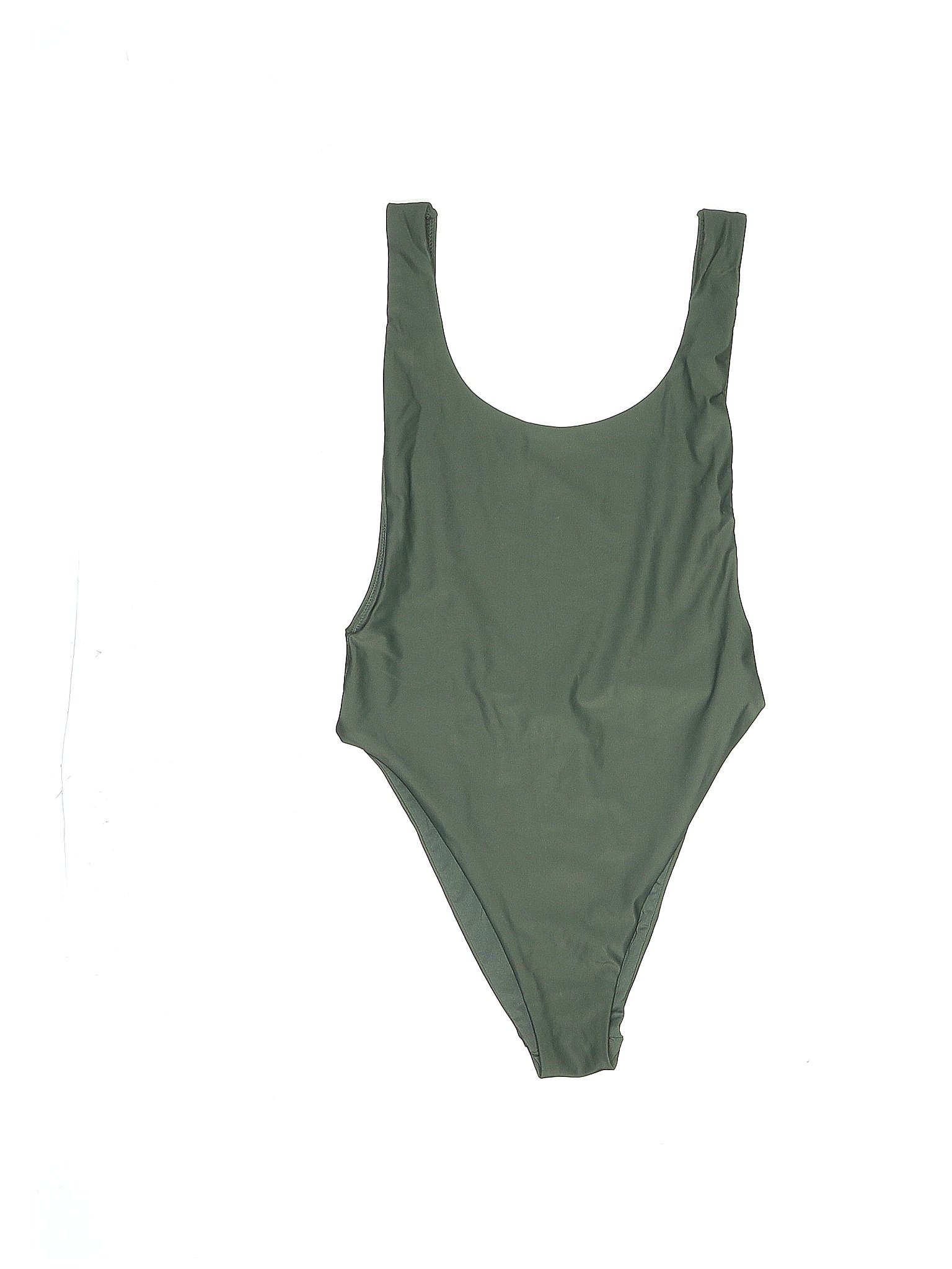 Aerie Solid Colored Green One Piece Swimsuit Size S 42 Off Thredup