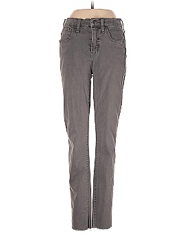 Madewell 9" High-Rise Skinny Jeans: Raw-Hem Garment-Dyed Edition (view 1)