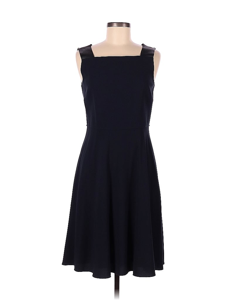 Elie Tahari Solid Navy Blue Casual Dress Size 6 - 88% off | thredUP