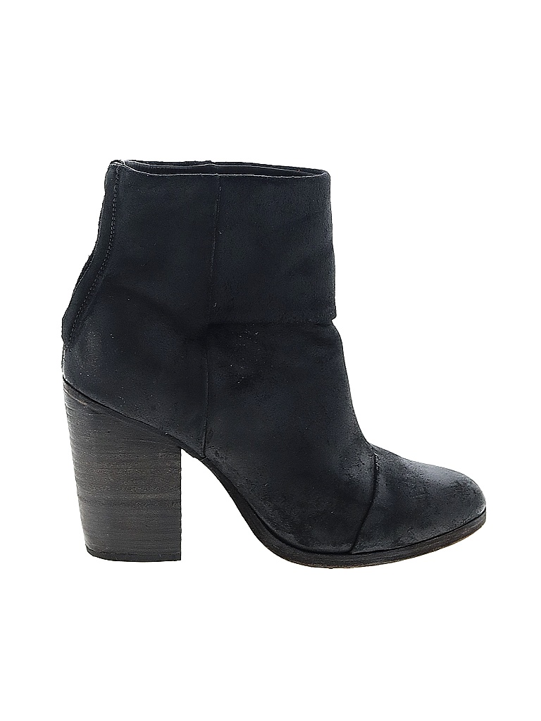 Rag & Bone Solid Black Ankle Boots Size 37 (EU) - photo 1