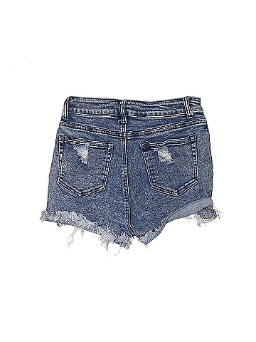 Blue Savvy Denim Shorts (view 2)