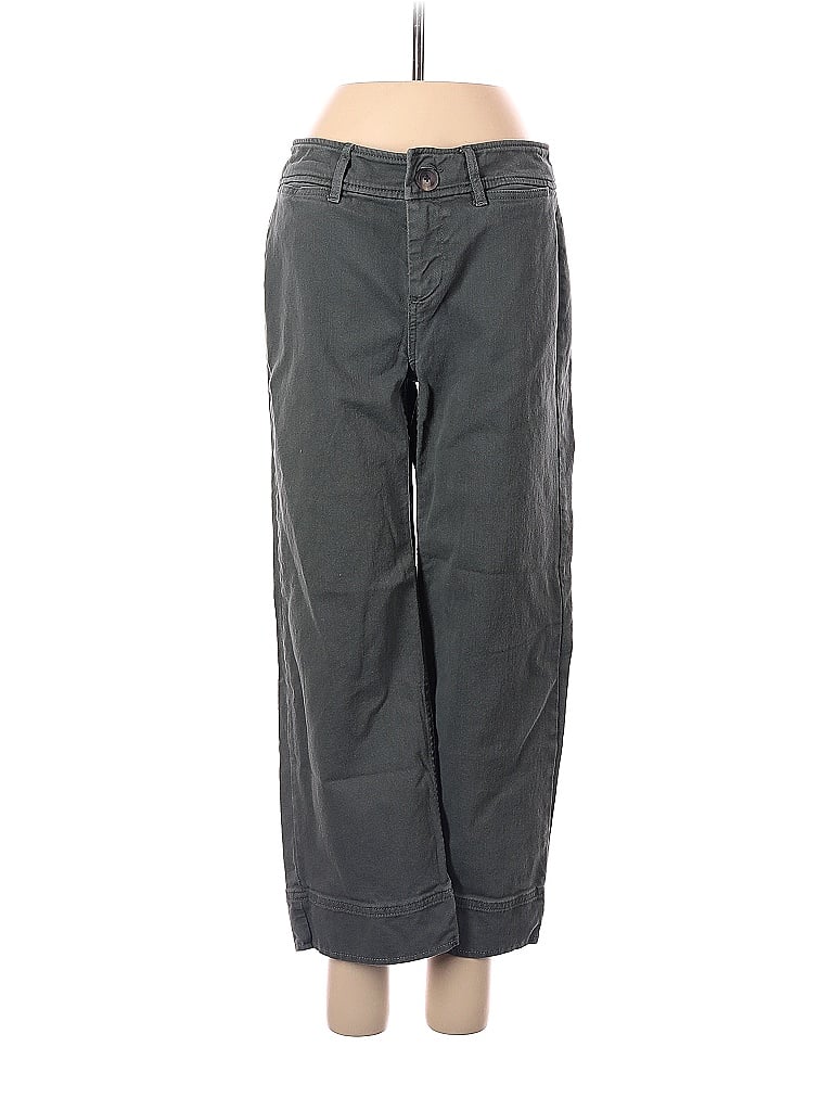 Ann Taylor LOFT Solid Gray Green Jeans Size 0 (Petite) 76 off thredUP
