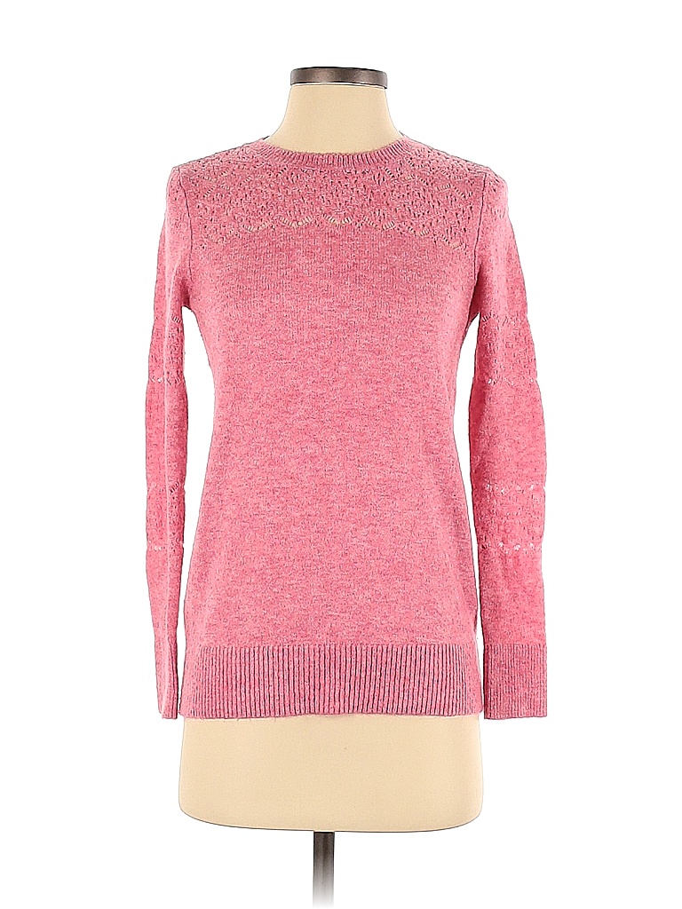 Loft hot sale pink sweater